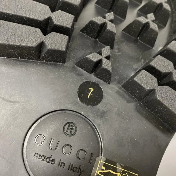 GUCCI Horsebit - Dark Navy Red Black Wool Men's Other Style Shoes 430-021125 - Picture 7 of 8